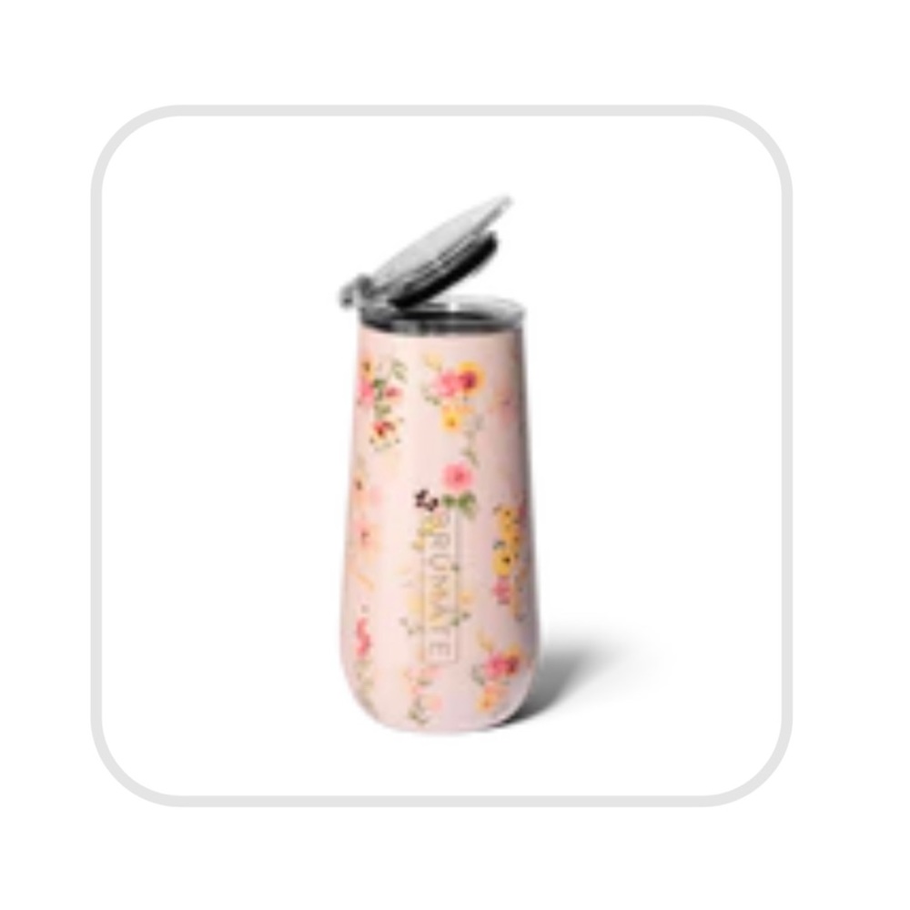 Brand New Brumate Champagne Flute Wildflower Wild Flower (sticker/no box)